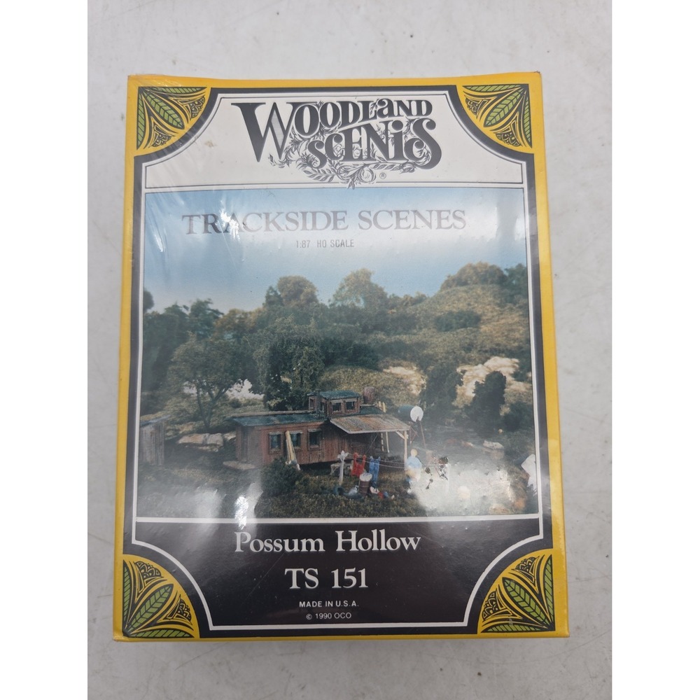 Woodland Scenics Trackside Scenes Possum Hollow 1:87 HO SCALE TS151 - NEW SEALED